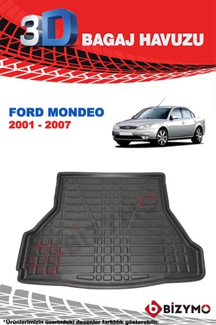 Ford Mondeo Sedan 2001-2007 3D Bagaj Havuzu Bizymo