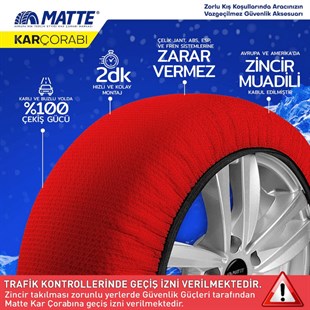 Matte Kar Çorabı - Active Series