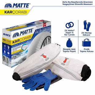 Matte Kar Çorabı - Super X Series