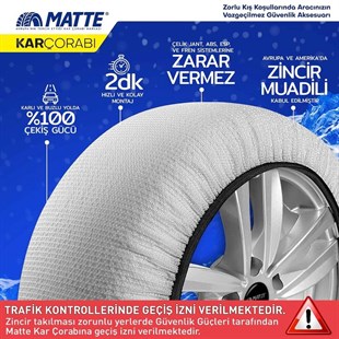 Matte Kar Çorabı - Super X Series