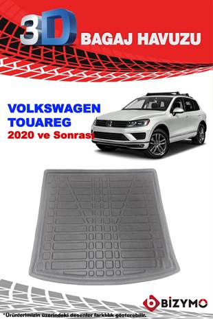 Volkswagen Touareg 2020 ve Sonrası 3D Bagaj Havuzu Bizymo